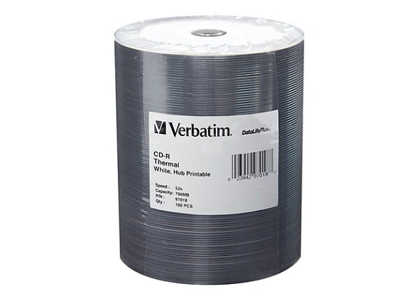 Verbatim DataLifePlus - CD-R x 100 - 700 MB - storage media