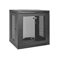 Tripp Lite 12U Wall Mount Rack Enclosure Server Cabinet w/ Door & Side Panels - rack - 12U