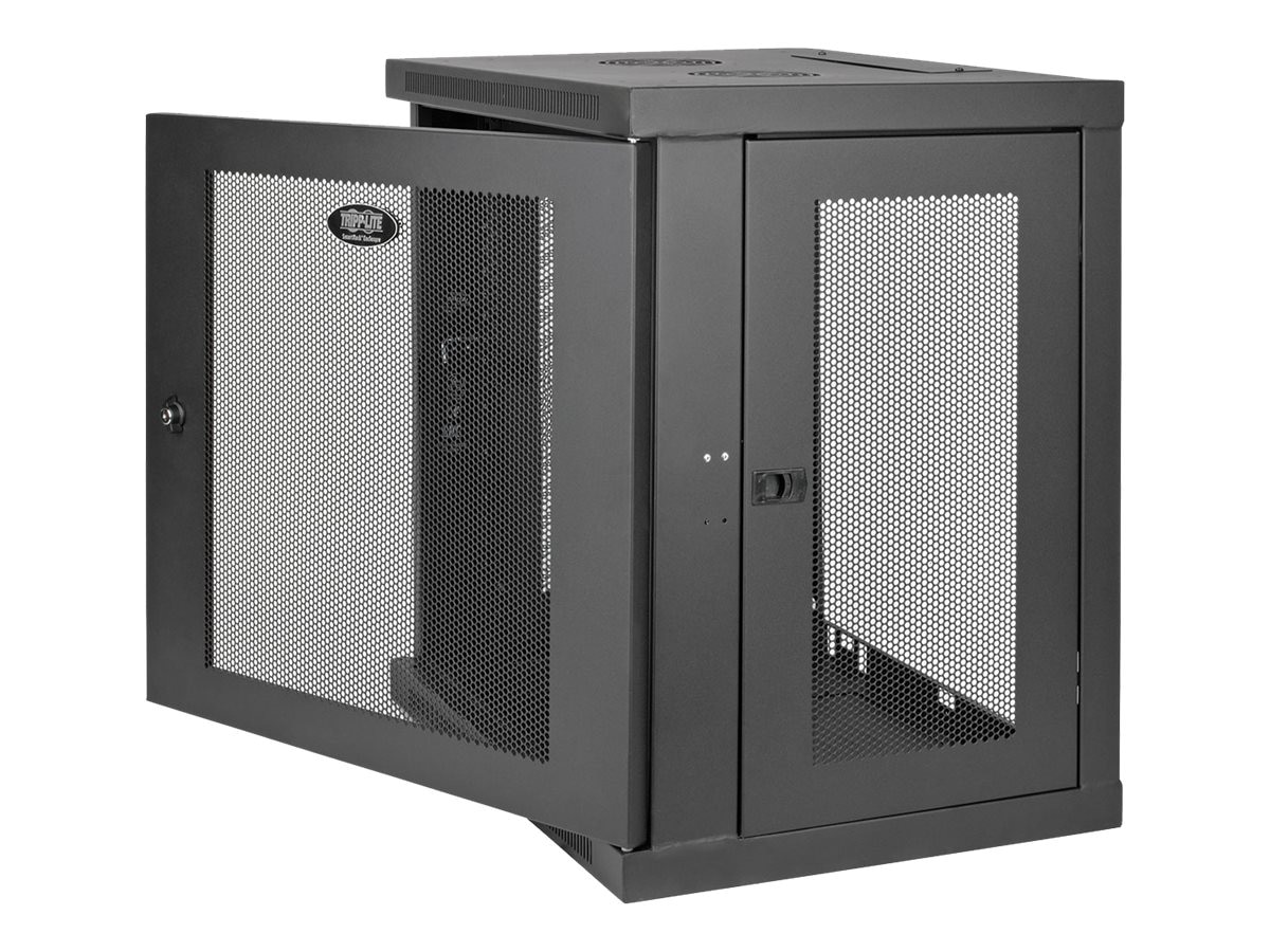 Thumbnail 2 of 7 for Eaton Tripp Lite Series SmartRack 12U Low-Profile Switch-Depth Wall-Mount Small Rack Enclosure
