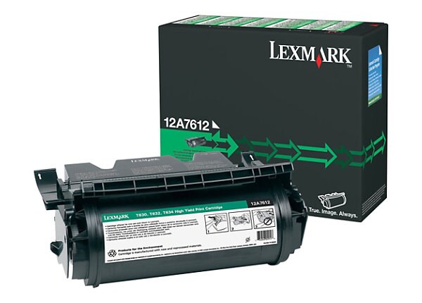 Lexmark - High Yield - black - original - remanufactured - toner cartridge - LCCP