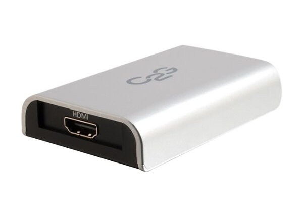 C2G USB to HDMI Adapter with Audio - external video adapter - gray
