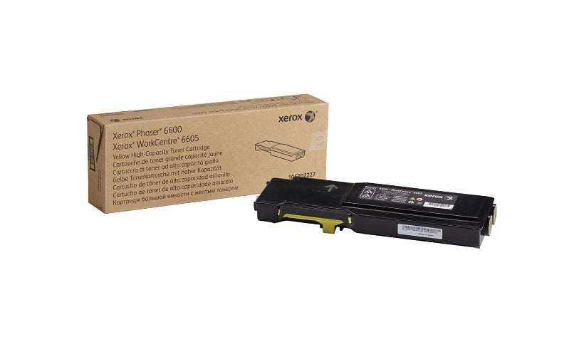 Xerox Phaser 6600 - High Capacity - yellow - original - toner cartridge