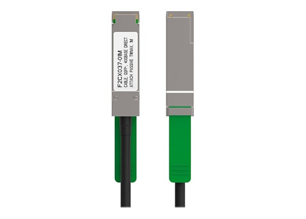 Belkin 2M QSFP+ 40GBASE Direct Attach Passive Twinaxial Cable - direct attach cable - 6.6 ft - B2B