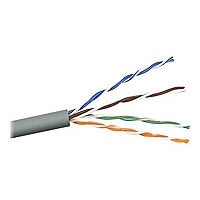 Belkin Cat6 1000ft Grey Stranded Bulk Cable, PVC, 4PR, 24 AWG, 1000'