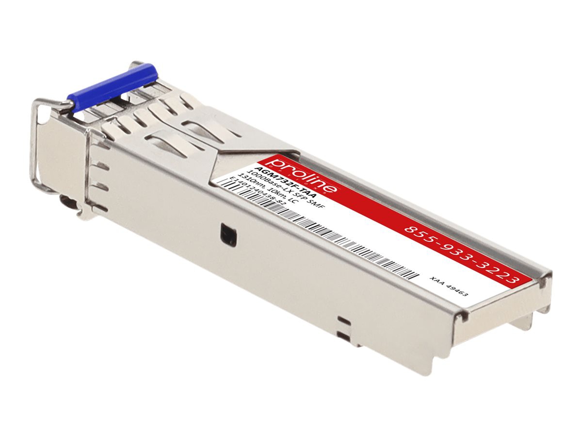 Proline TAA COMPLIANT 1000BASE-LX SFP F/Netgear SMF LC 1310NM 10KM