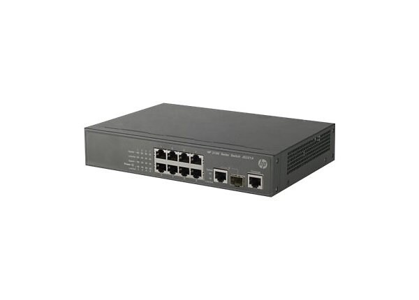 HPE 3100-8 v2 SI Switch - switch - 8 ports - managed - desktop, rack-mountable
