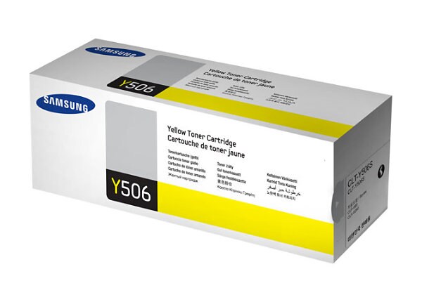 Samsung CLT-Y506S - yellow - original - toner cartridge