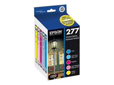 Epson 277 Multi-Pack - dye-based cyan, dye-based light cyan, dye-based light magenta, dye-based magenta, dye-based