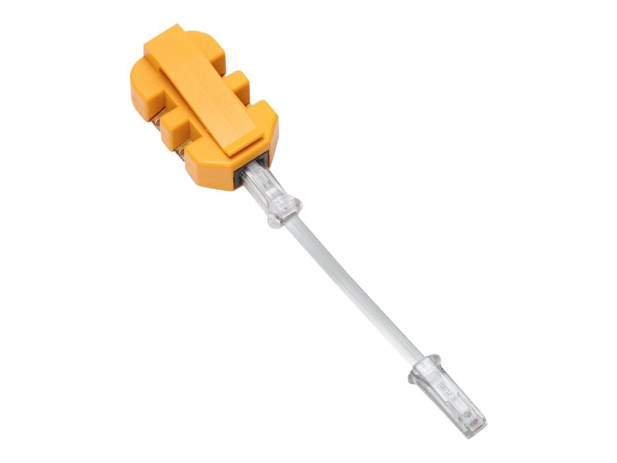 Fluke Networks 4-wire in-Line Modular Adapter with K-Plug - modular adapter