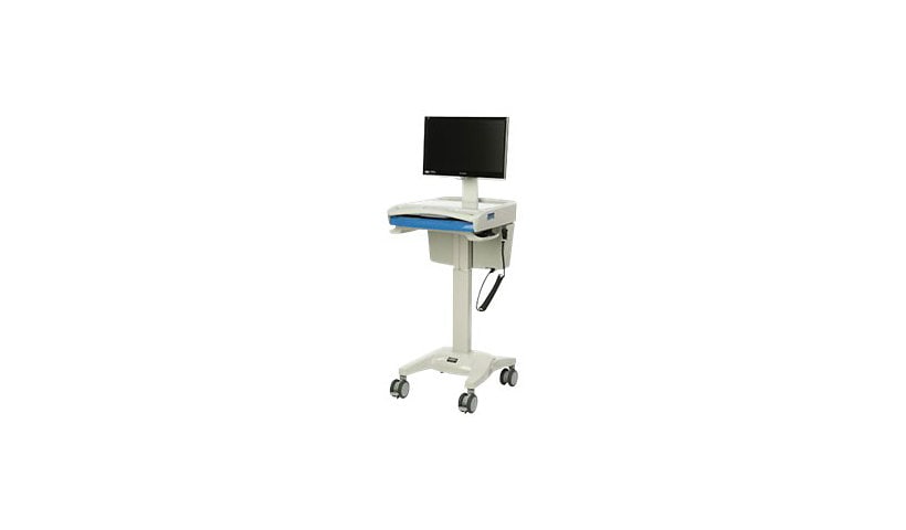 Capsa Healthcare M40 Document Cart cart - for LCD display / keyboard / mouse / CPU