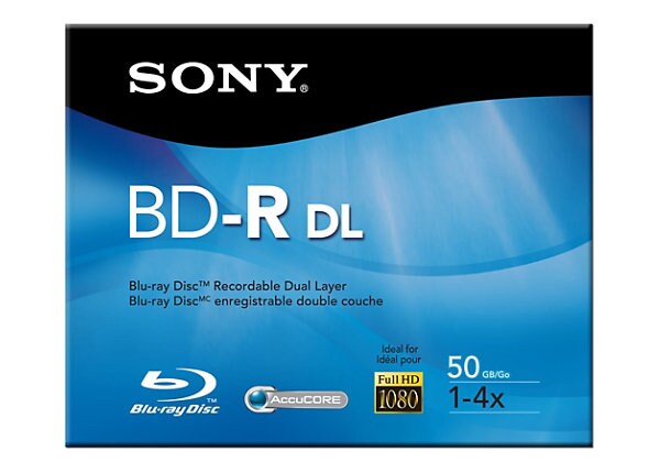Sony BNR50R2H - BD-R DL x 1 - 50 GB - storage media