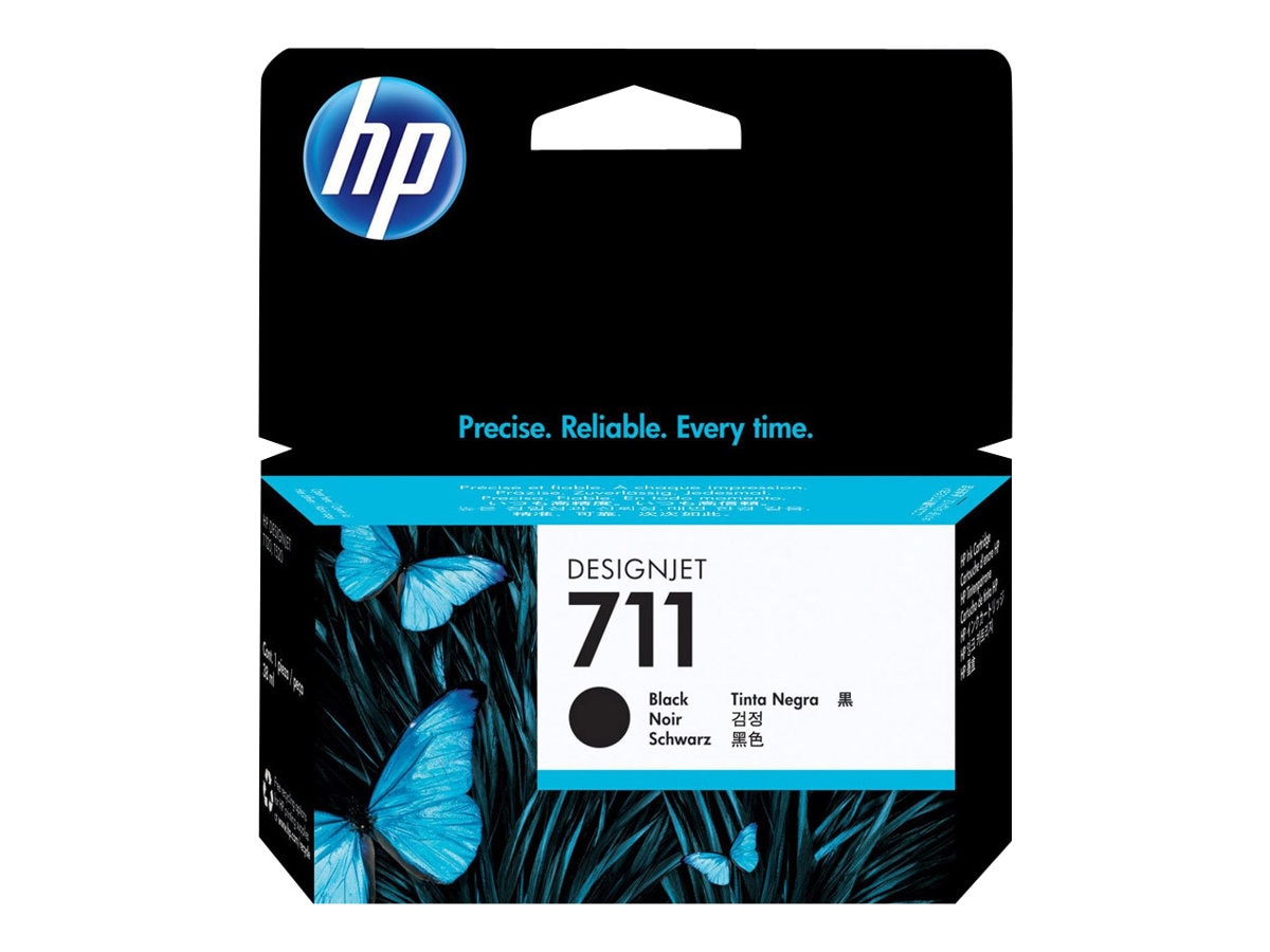 HP 711 (CZ129A) Original Inkjet Ink Cartridge - Single Pack - Black - 1 Each