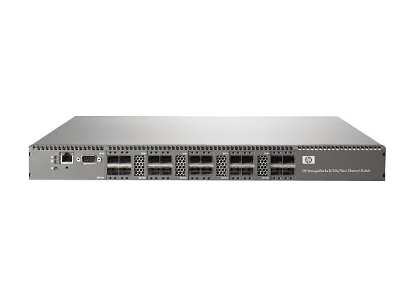 HPE 8/20q Fibre Channel Switch - switch - 16 ports - managed - rack-mountable