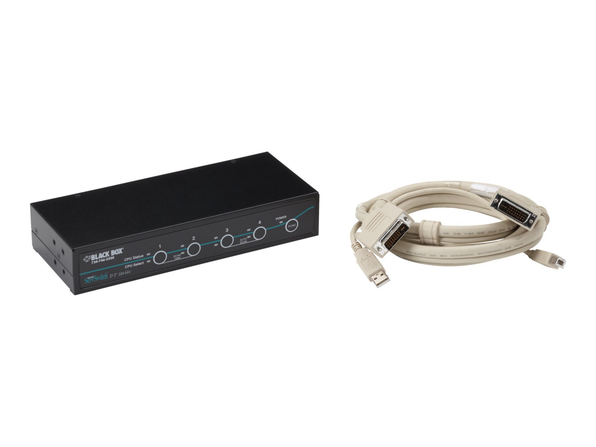 Black Box ServSwitch DT - KVM switch - 4 ports - TAA Compliant