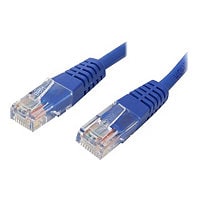 StarTech.com Cat5e Ethernet Cable 12 ft Blue - Cat 5e Molded Patch Cable