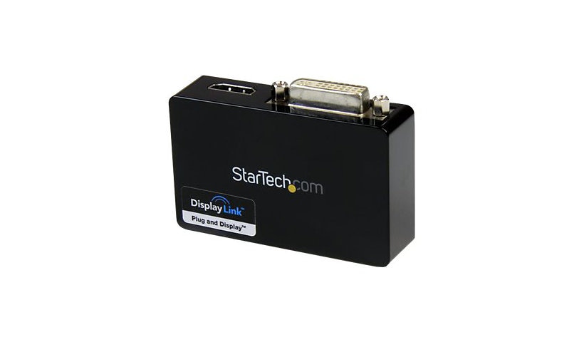 StarTech.com USB 3.0 to HDMIÂ® and DVI Dual Monitor External Video Card Adapter