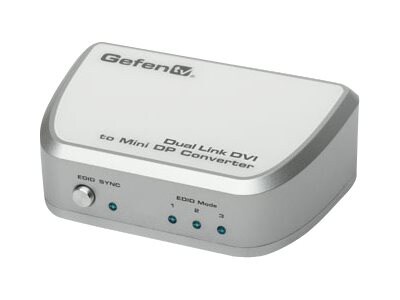 Gefen Dual Link DVI to Mini DP Converter - video converter - silver