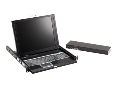 Black Box 17" LCD KVM Console Drawer, 19" 1U Rackmount