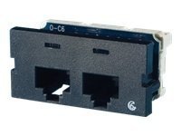 Ortronics 2PT Mod Jack - 8P8C UTP - 110 Termination - White - Cat 5e