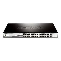 D-Link Web Smart DGS-1210-28P - switch - 24 ports - managed - desktop, rack