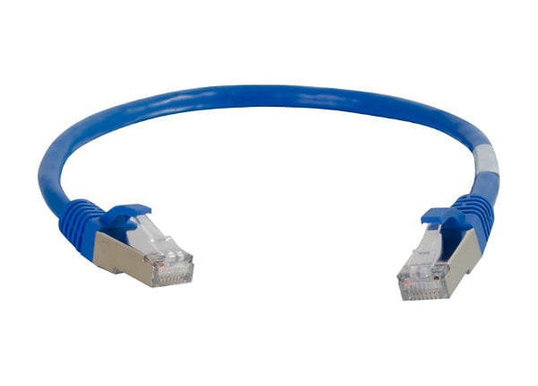 CTG 25FT SHIELD CAT5E SNAGLESS BLUE