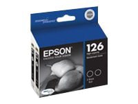 Epson 126 Dual Pack - 2-pack - High Capacity - black - original - ink cartr