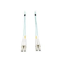 Eaton Tripp Lite Series 10Gb Duplex Multimode 50/125 OM3 LSZH Fiber Patch Cable, (LC/LC) - Aqua, 8M (26 ft.) - patch