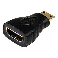 StarTech.com Mini HDMI to HDMI Adapter,4K Ultra HD High Speed HDMI Adapter