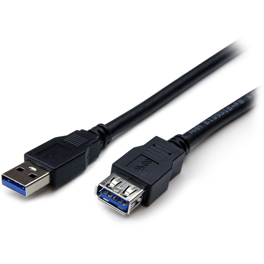 StarTech.com 6 ft Black SuperSpeed USB 3.0 (5Gbps) Extension Cable A to A M