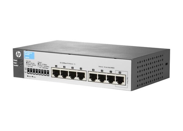 HPE 1810-8 v2 - switch - 8 ports - managed - desktop, wall-mountable