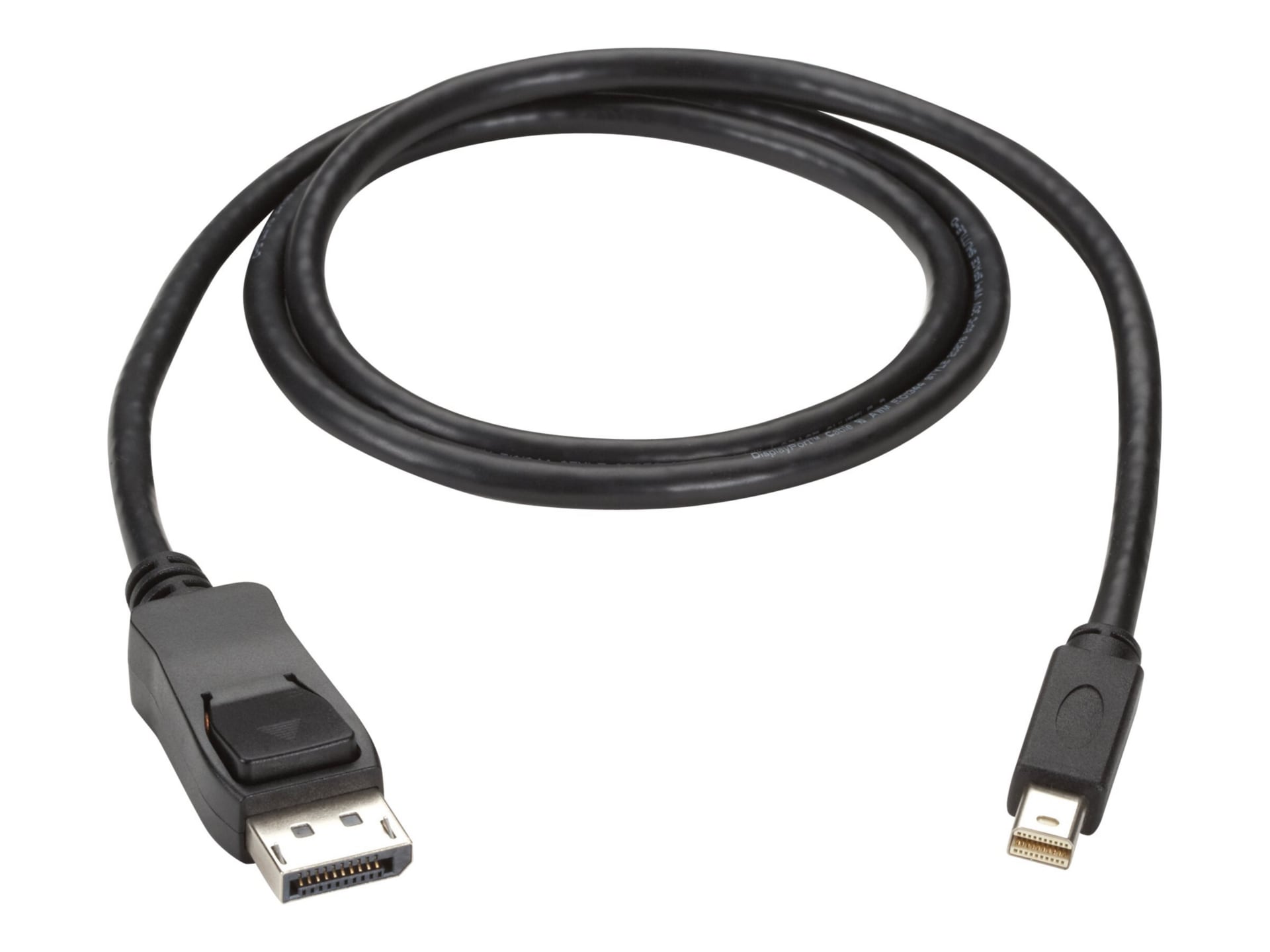 Black Box 6ft Mini Displayport to Displayport Adapter Cable, M/M, 1080P