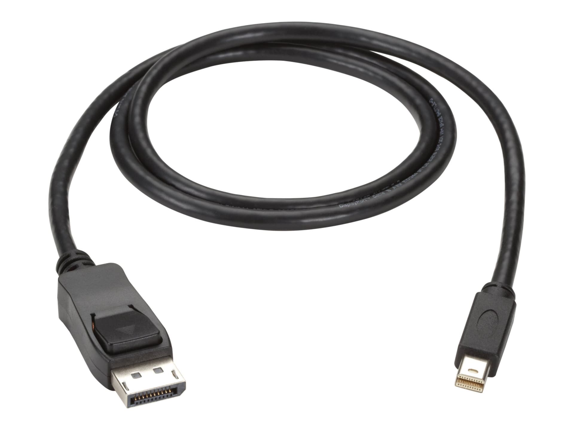 Black Box 10ft Mini Displayport to Displayport Adapter Cable, M/M, 1080P