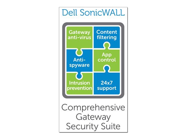 SonicWall Comprehensive Gateway Security Suite Bundle for SonicWALL TZ 105 Series - subscription license (3 years) +