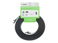 Belkin patch cable - 25 ft - black