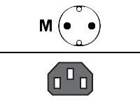 Sun Power Cord Kit - power cable - CEE 7/7 to IEC 60320 C13 - 8 ft