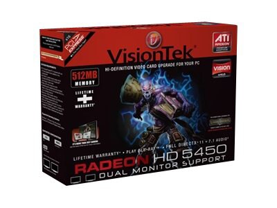 VisionTek Radeon HD 5450 - graphics card - Radeon HD 5450 - 512 MB
