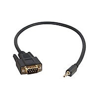 C2G 1.5ft Velocity DB9 Male to 3.5mm Male Serial RS232 Adapter Cable
