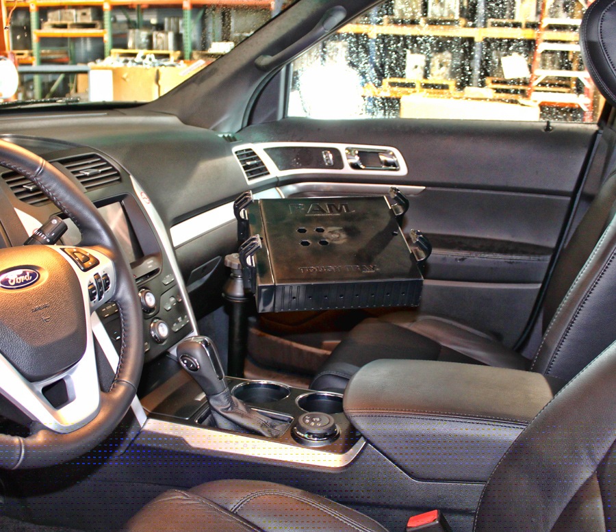 Thumbnail 4 of 5 for RAM No-Drill Laptop Mount RAM-VB-187-SW1 mounting kit - for notebook - powder coat