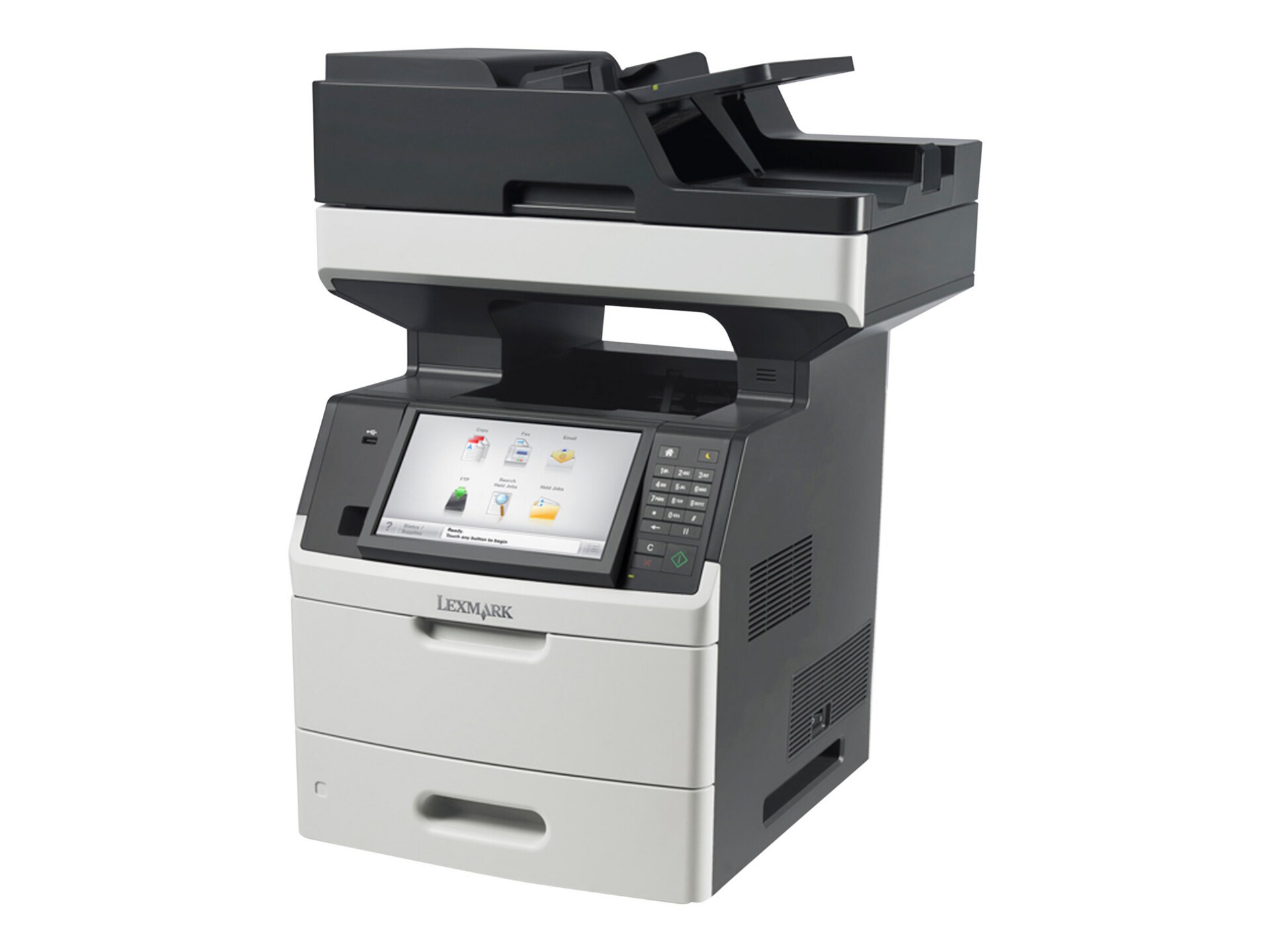 Lexmark MX711de 70 ppm Monochrome Multi-Function Laser Printer