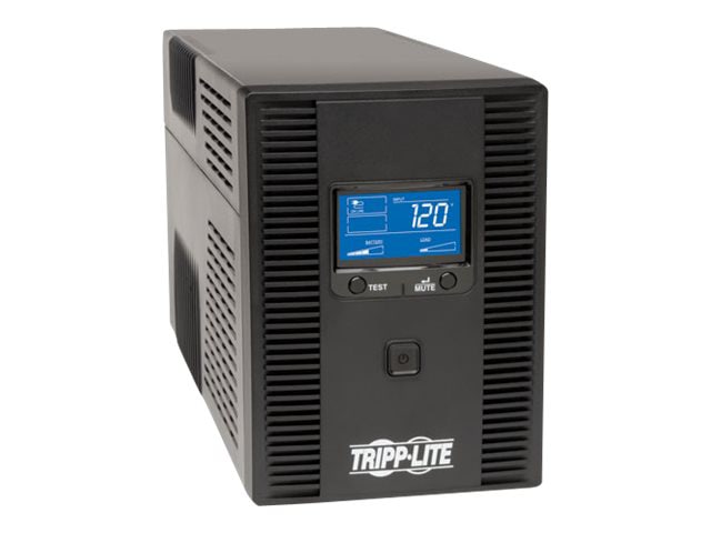 Tripp Lite UPS Smart LCD 120V 50/60Hz 1500VA 900W Line-Interactive AVR, Tower, Battery Back-Up LCD, USB, 10 Outlets -