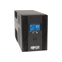 Tripp Lite UPS Smart LCD 120V 50/60Hz 1500VA 900W Line-Interactive AVR, Tower, Battery Back-Up LCD, USB, 10 Outlets -