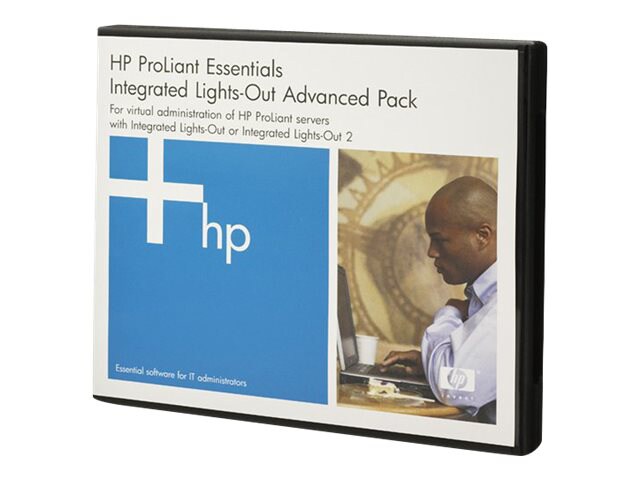 HPE ProLiant Essentials Integrated Lights-Out Advanced Pack - license + 1 Year 24x7 Support - 1 server