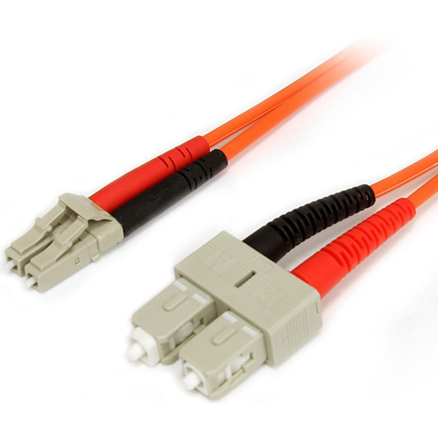 StarTech.com 3m Fiber Optic Cable - Multimode Duplex 62.5/125 LSZH - LC/SC