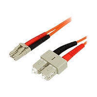 StarTech.com 3m Fiber Optic Cable - Multimode Duplex 62.5/125 LSZH - LC/SC