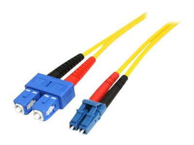 StarTech.com 1m Fiber Optic Cable - Single-Mode Duplex 9/125 LSZH - LC/SC