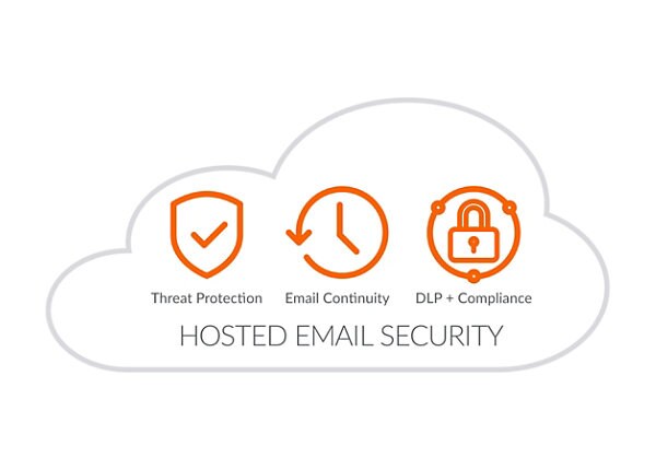 SonicWall Hosted Email Security - subscription license (2 years) + Dynamic Support 24X7 - 50 users