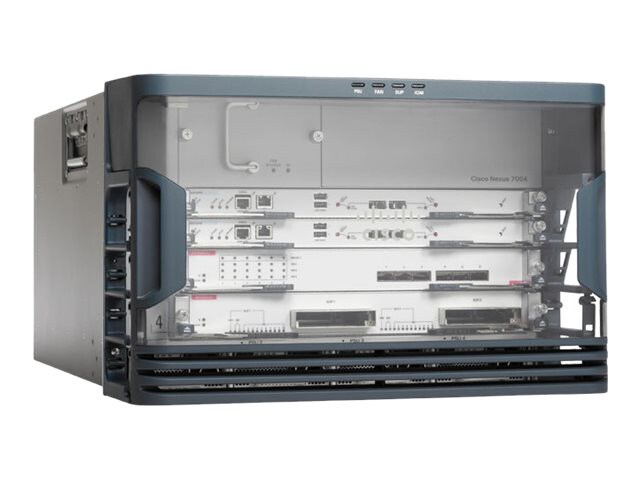 Cisco Nexus 7004 Bundle - switch - managed - rack-mountable - with 2 x Cisco Nexus 7000 Series Supervisor 2 Module