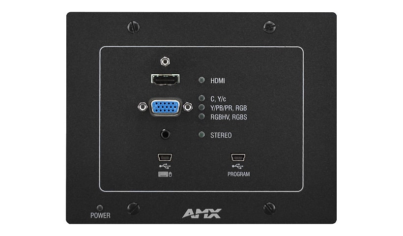 AMX DXLink Multi-Format Wallplate Transmitter AVB-WP-TX-MULTI-DXLINK - vide