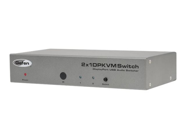 Gefen 2x1 DisplayPort KVM Switcher - KVM / audio / USB switch - 2 ports