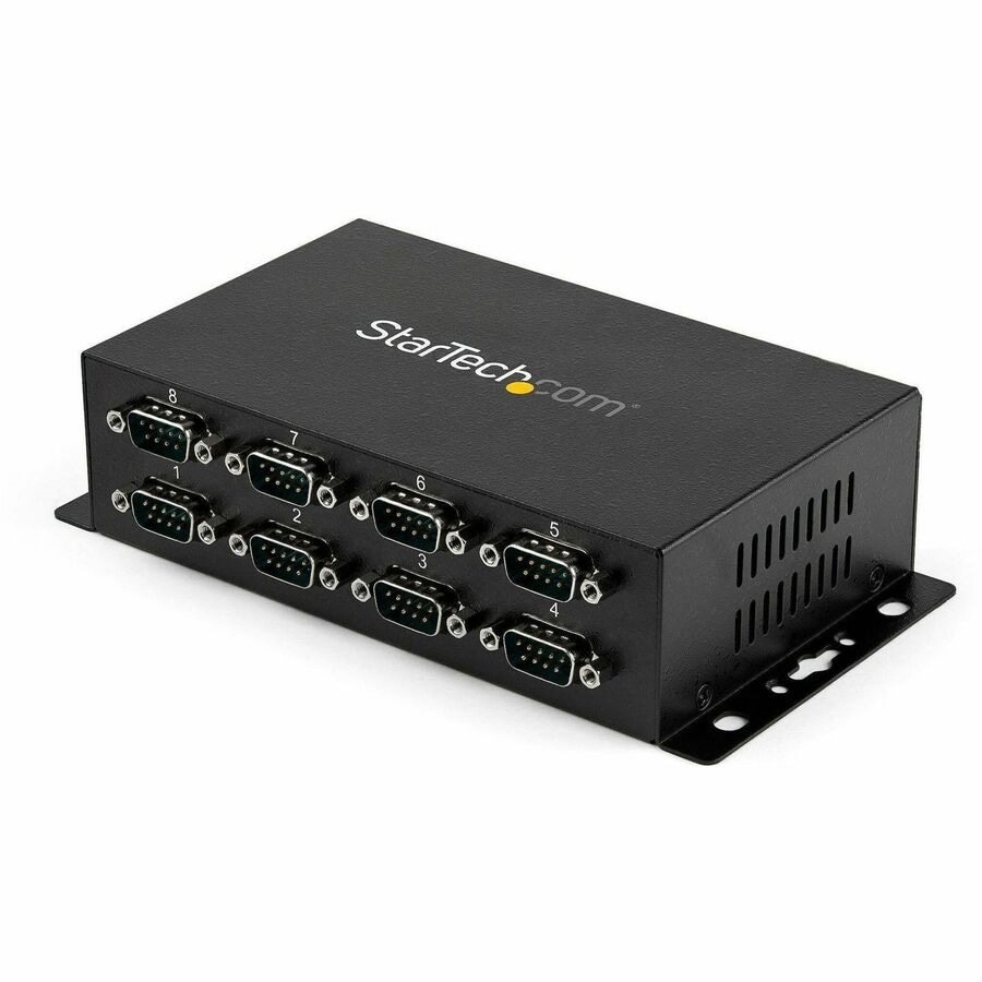 StarTech.com 8 Port USB to DB9 RS232 Serial Adapter Hub – Wall Mountable